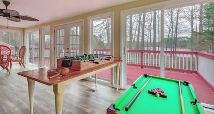 Tranquil Lakefront Home w/ Sunroom in Burlington