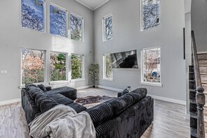 Living area - NEW LOVELY MODERN RETREAT,NATURE VIEWS (DeSoto)