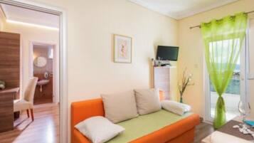 Apartamento (Comfort One Bedroom Apartment with Se) | Sala de estar