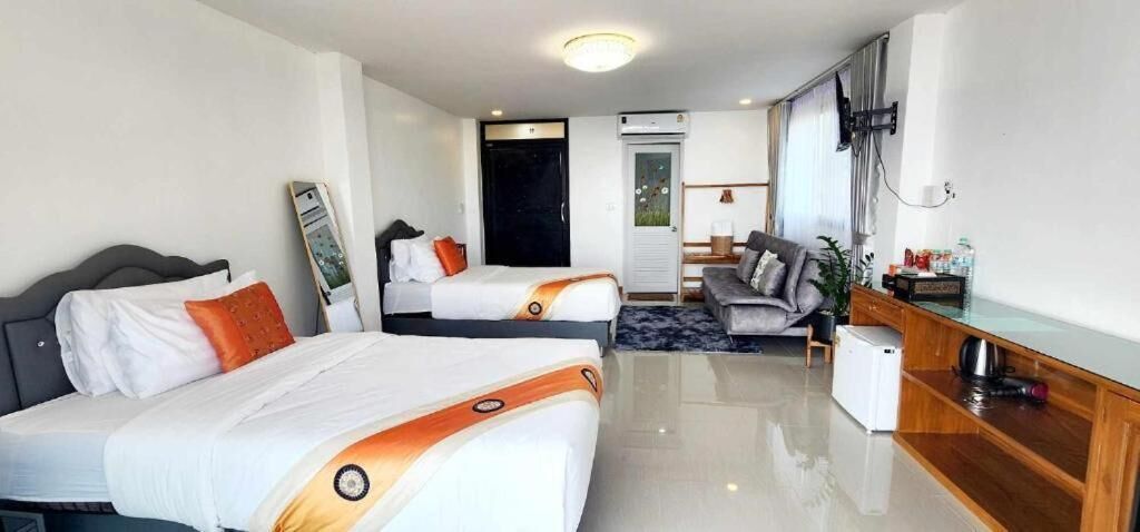 Tvåbäddsrum - balkong - utsikt mot bergen