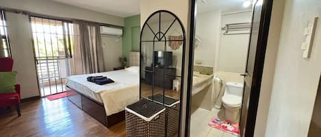 1 Schlafzimmer, Bügeleisen/Bügelbrett, kostenloses WLAN, Bettwäsche