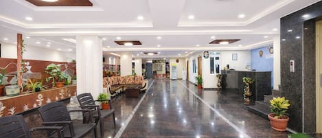 Sitteområde i lobbyen