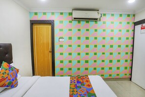 Deluxe kamer | Lakens van Egyptisch katoen, luxe beddengoed, gratis wifi, beddengoed