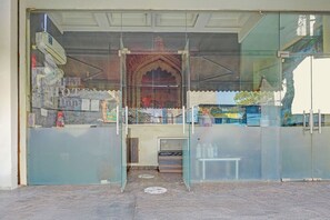 Entrada de l'allotjament