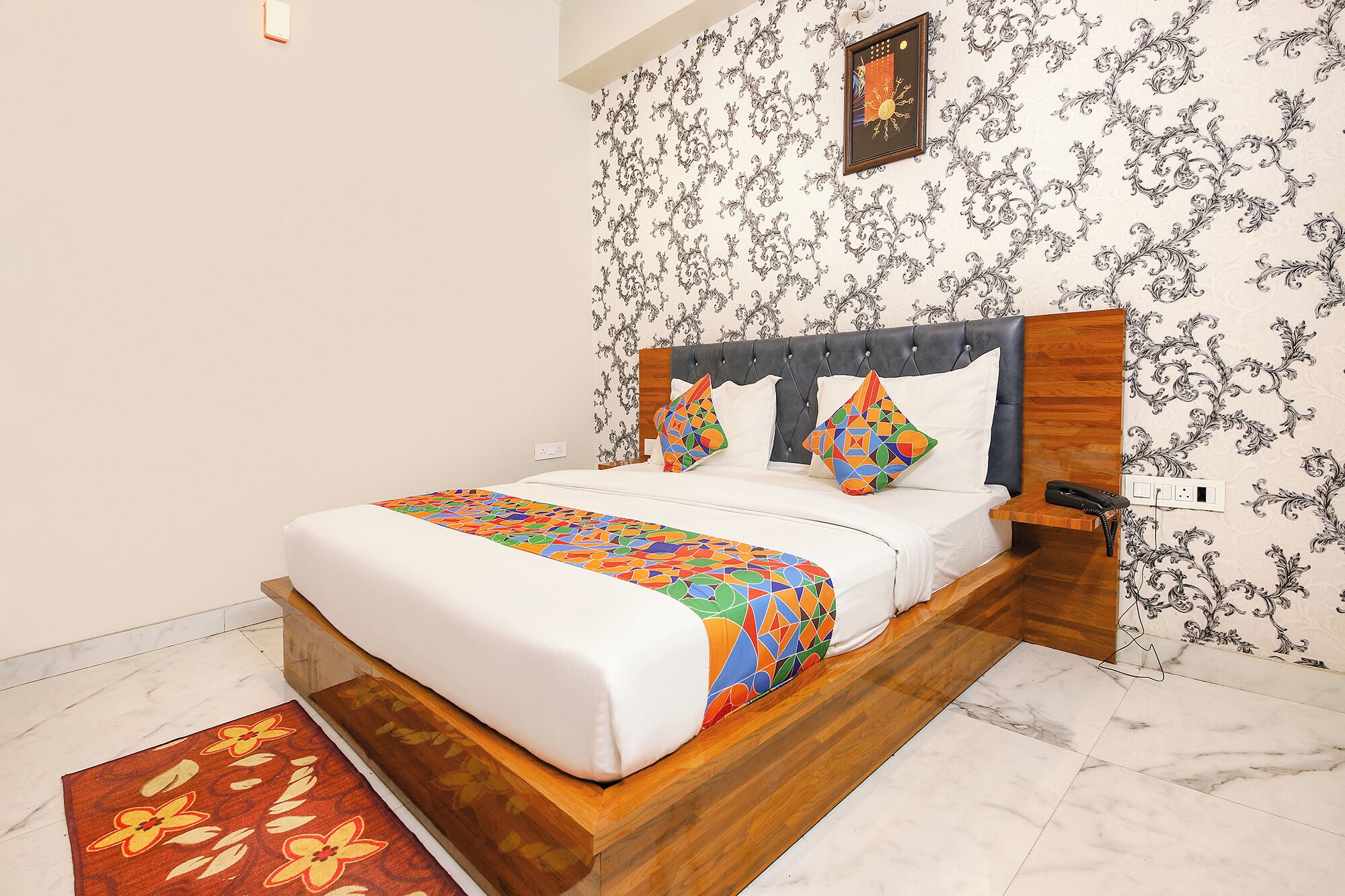 Sengetøy i egyptisk bomull, sengetøy av topp kvalitet og safe på rommet