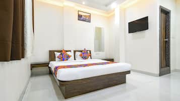 Sengetøy i egyptisk bomull, sengetøy av topp kvalitet og safe på rommet