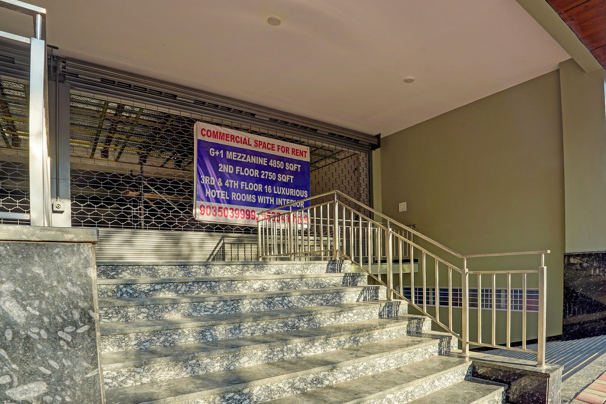 Entrada de la propiedad