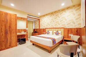 Egyptian cotton sheets, premium bedding, in-room safe, free WiFi - Fabhotel Golden Stay I (Bangalore)