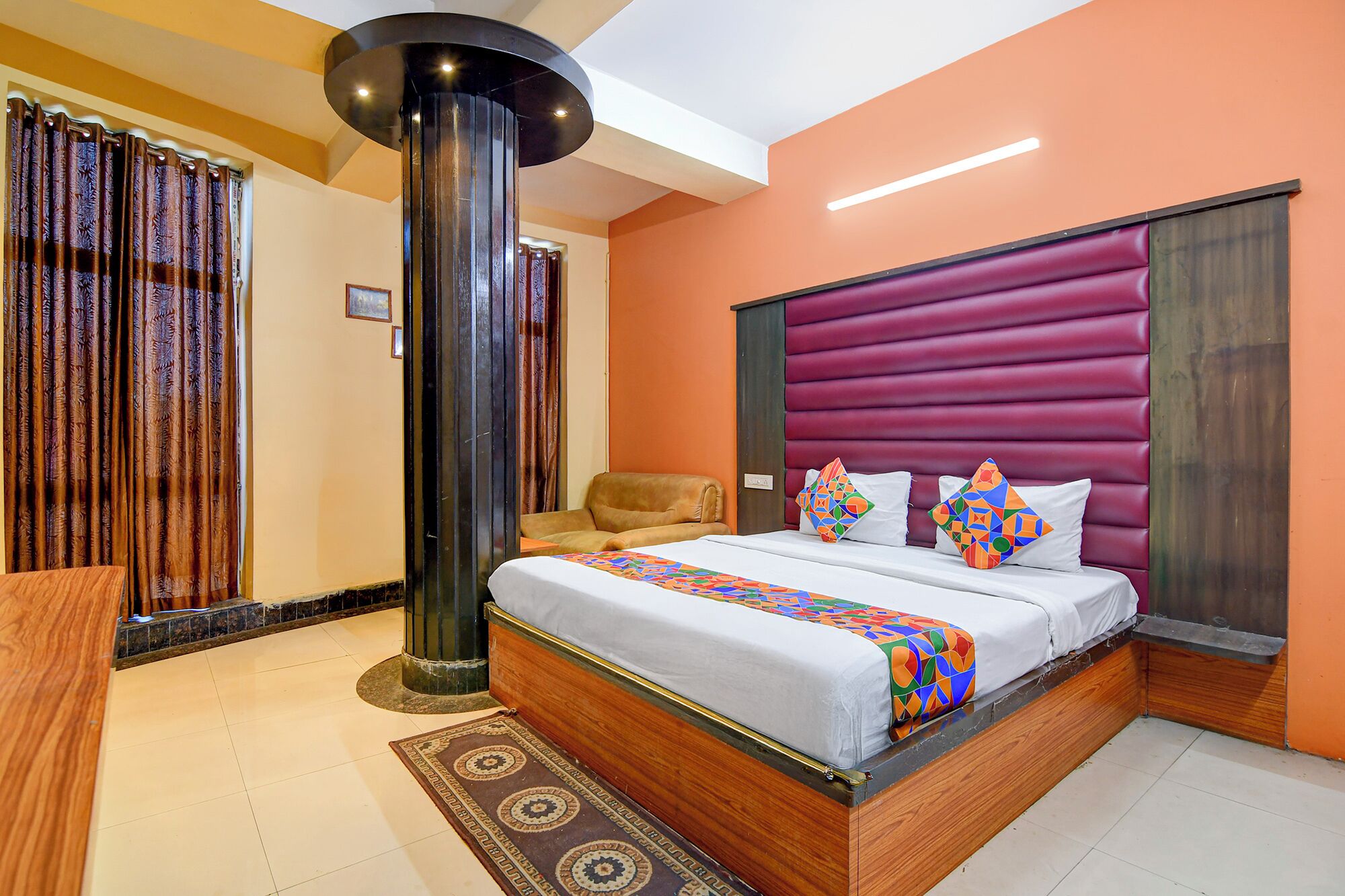 Phòng Deluxe | Bộ trải giường bằng vải cotton Ai Cập, bộ đồ giường cao cấp 