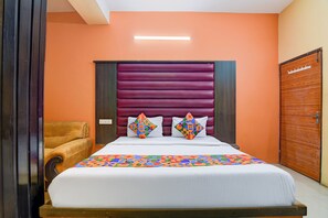 Phòng Deluxe | Bộ trải giường bằng vải cotton Ai Cập, bộ đồ giường cao cấp 