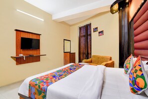 Lakens van Egyptisch katoen, luxe beddengoed, een kluis op de kamer