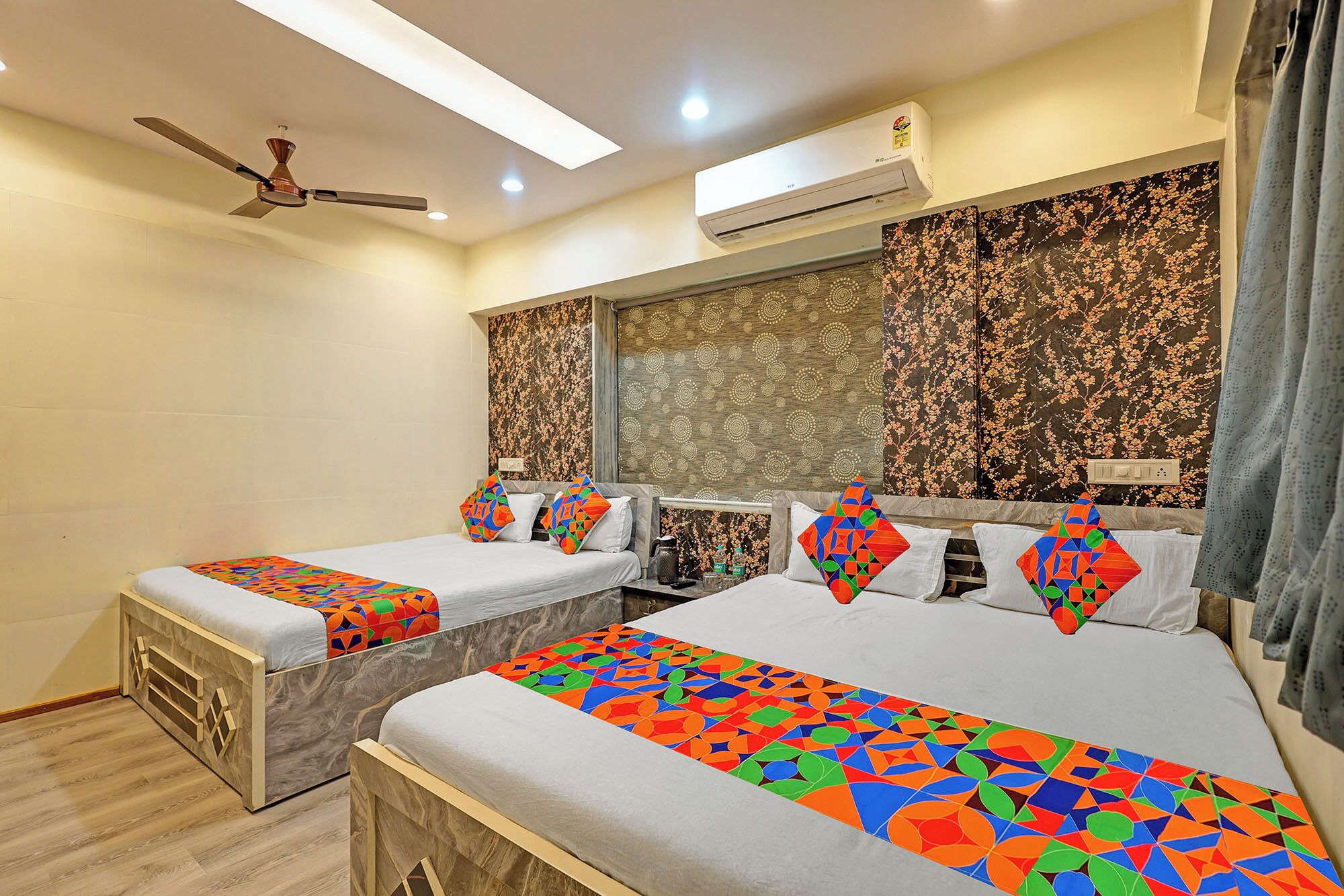 Family Room | Egyptian cotton sheets, premium bedding, in-room safe, free WiFi