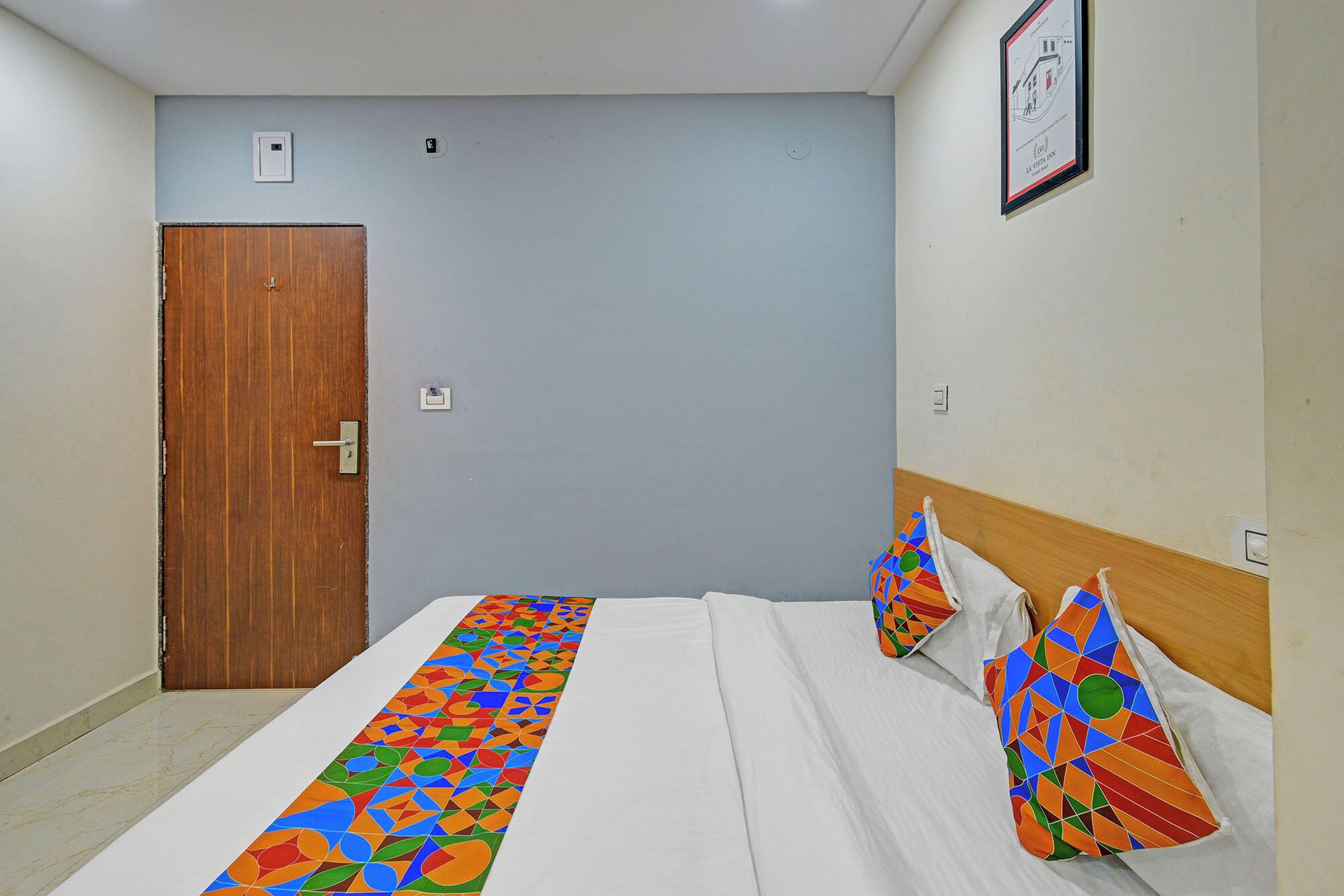 Lakens van Egyptisch katoen, luxe beddengoed, een kluis op de kamer