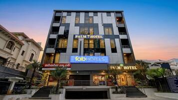 Façana frontal de l'allotjament