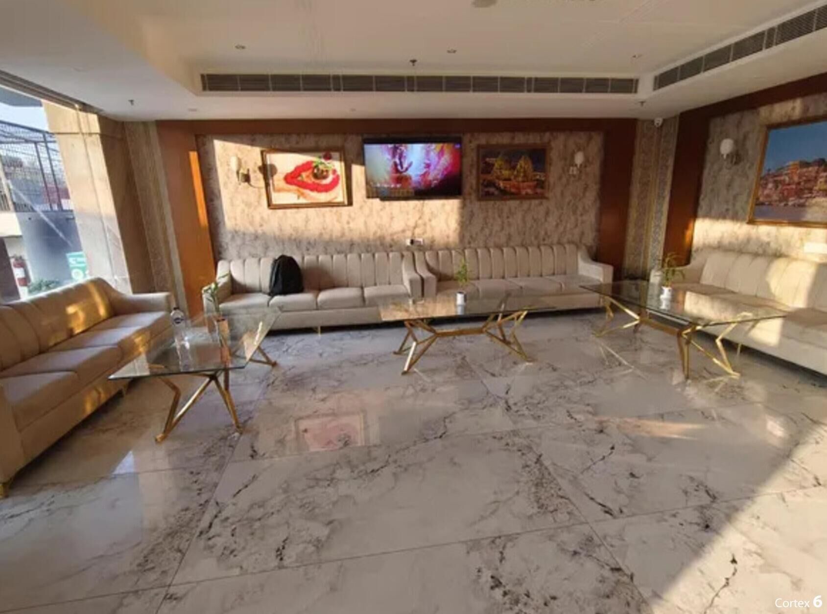 Lobby sitting area