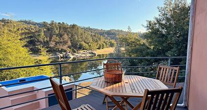 Riverfront House with Private Deck & Nature Views