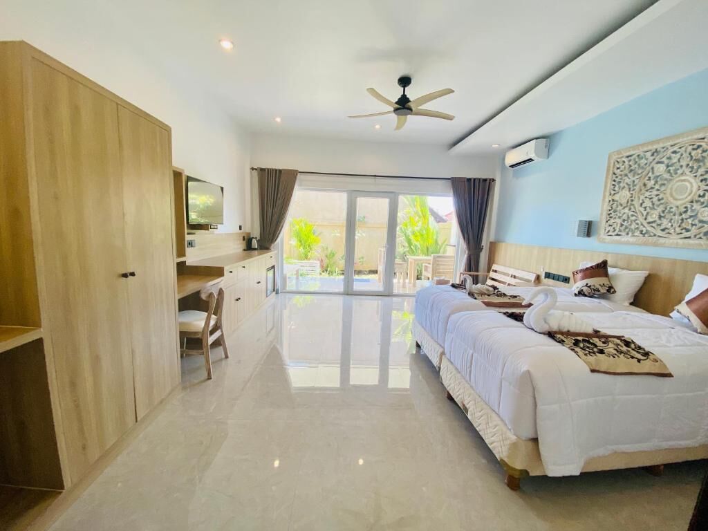 디럭스 더블룸, 발코니