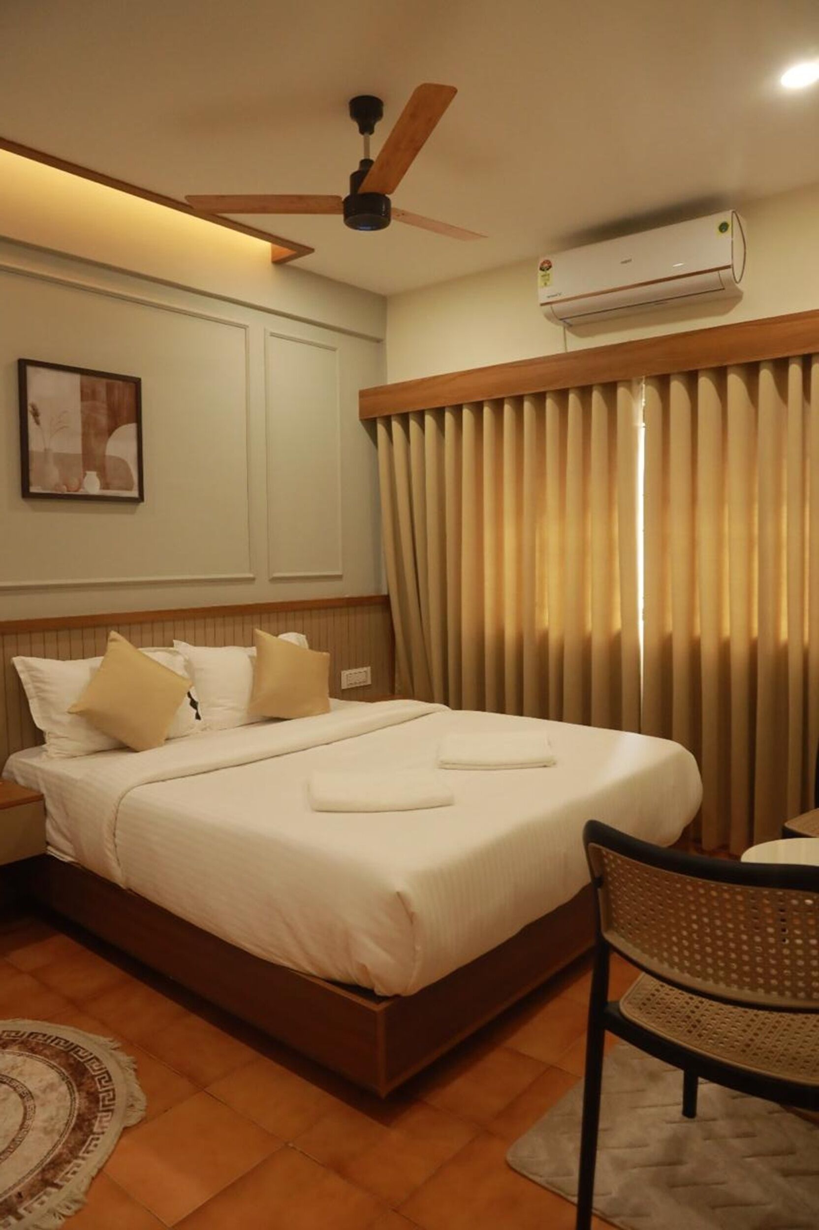 Quarto casal luxo, ar-condicionado