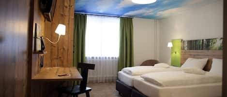 In-room safe, blackout curtains, free WiFi