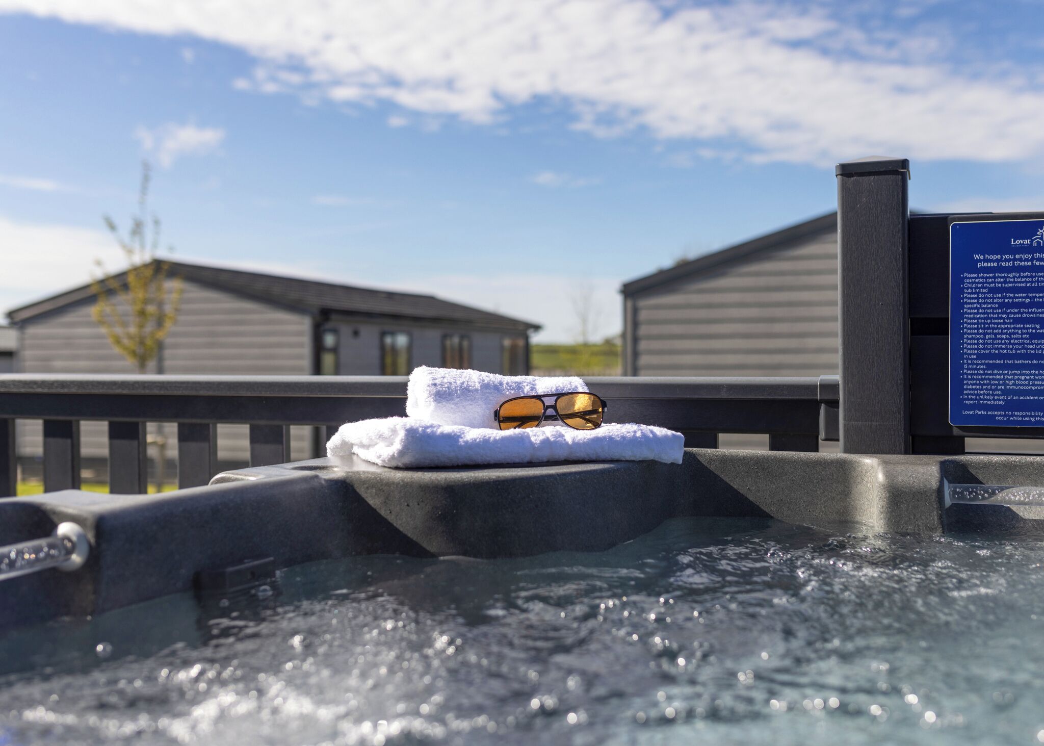 Baignoire à remous extérieure