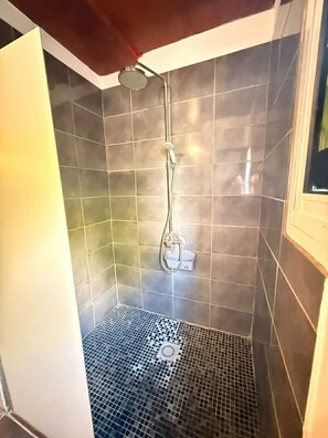 Shower, towels, soap, toilet paper - Sea view and balcony - Ideal house in La Saline Les Bains (Saint-Paul)