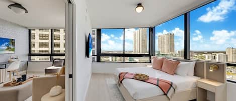 2 chambres, fer et planche Ă repasser, Wi-Fi, draps fournis