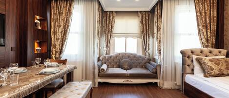 Superior Suite, 1 Bedroom | In-room safe, iron/ironing board, free WiFi