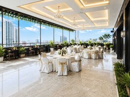 Área externa para banquete