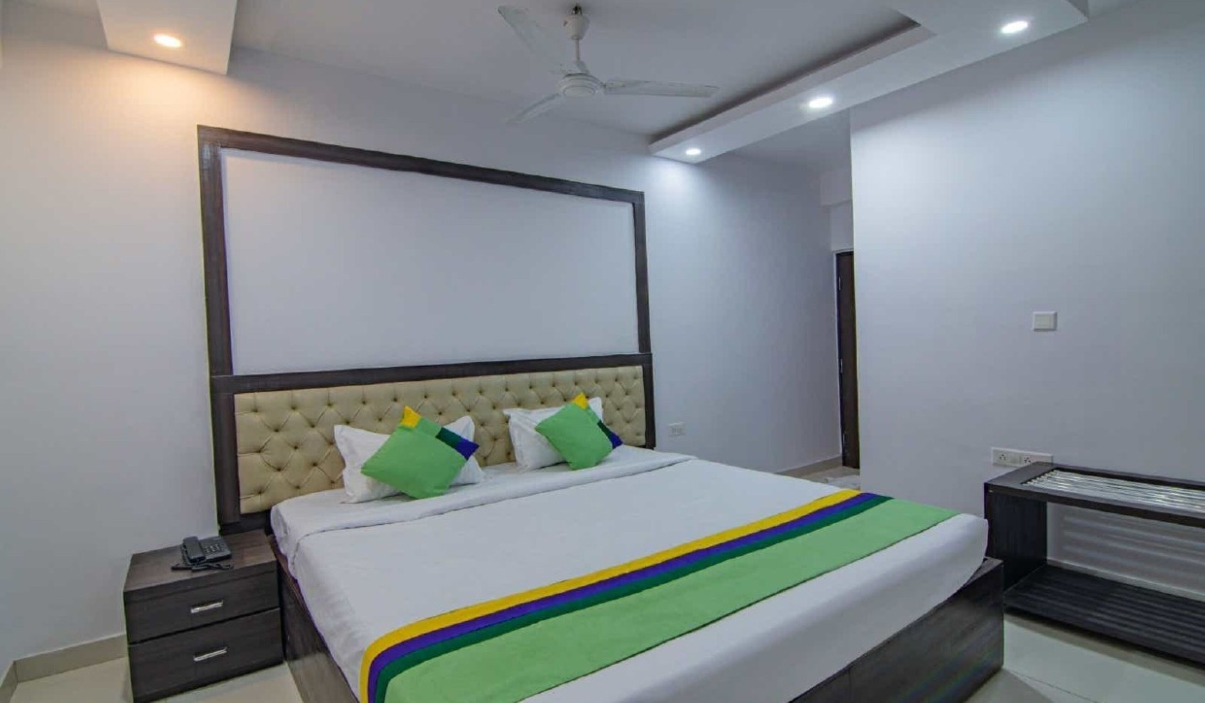 Deluxe Double Room, City View | Minibar, desk, blackout drapes, free WiFi