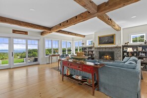 Fireplace - Exclusive Private Luxury Estate with Stunning Ocean View (Northport)