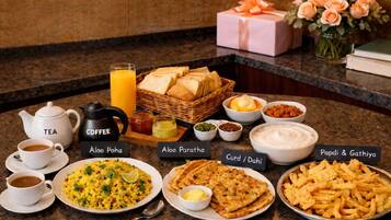 Desayuno continental todos los días (con cargo)