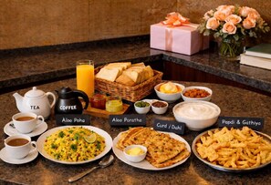 Desayuno continental todos los días (con cargo)