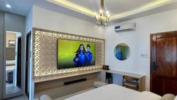 Studio Luxe, balcon, vue ville