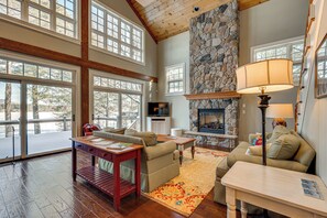 House (3 Bedrooms) | Interior - Beach & Mtn Views! Lakefront Moultonborough Home (Moultonborough)