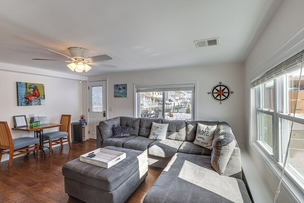 Front of property - Canal-front Backyard Oasis! Jersey Shore Retreat (Brick)
