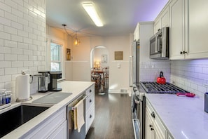 House (2 Bedrooms) | Interior - Walk to Fox River Grove Station: Home w/ Hot Tub (Fox River Grove)