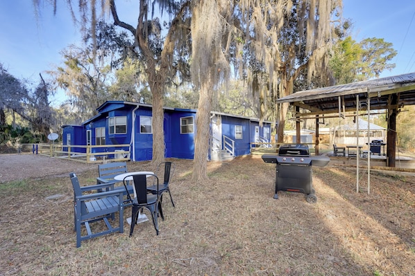 Fachada de la propiedad