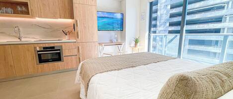 1 chambre, fer et planche à repasser, Wi-Fi, literie fournie