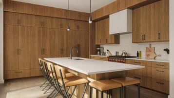Maison, 4 chambres | Cuisine privée | Cafetière-théière