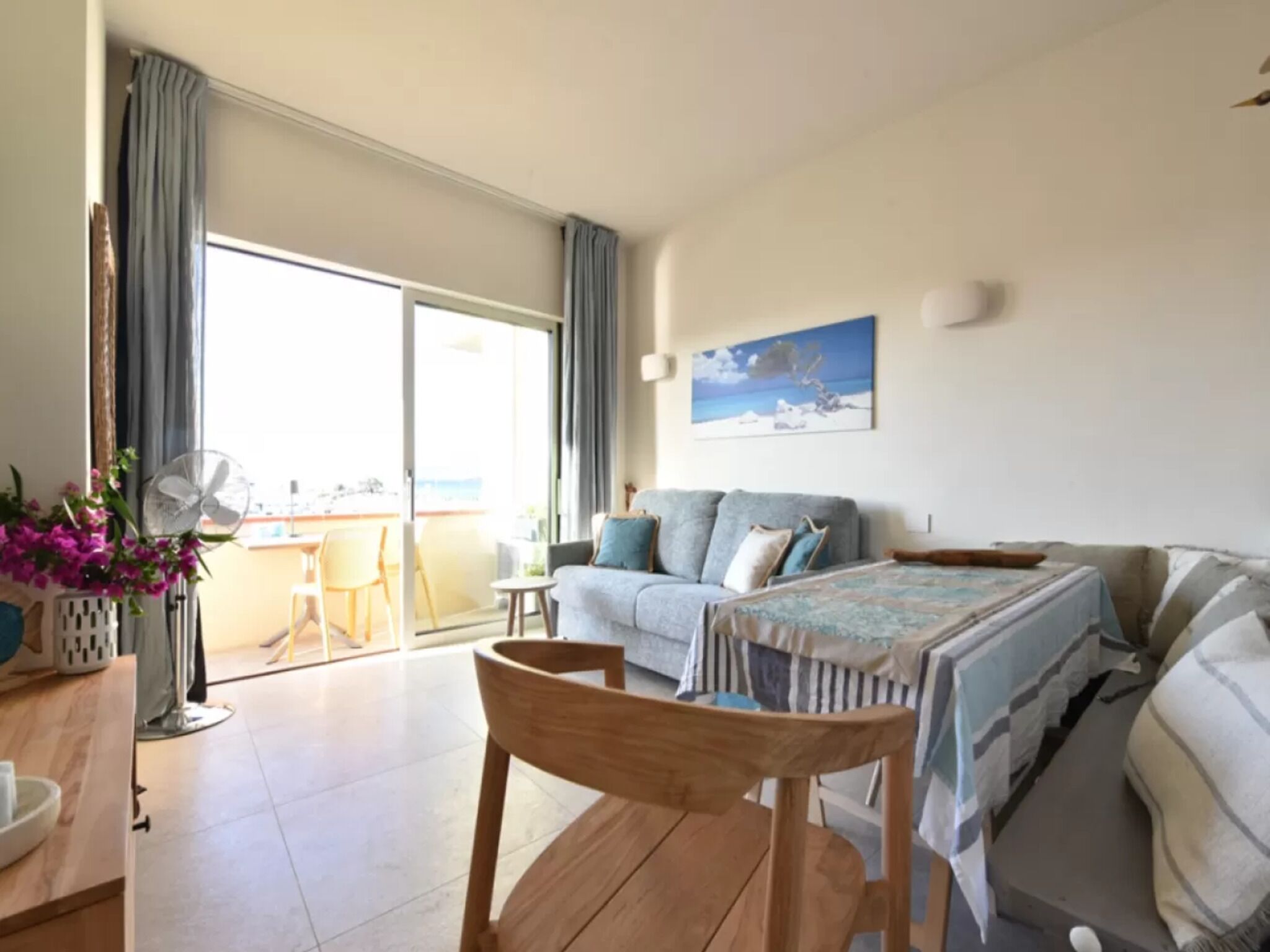 Leilighet, 1 soverom, balkong | Oppholdsrom