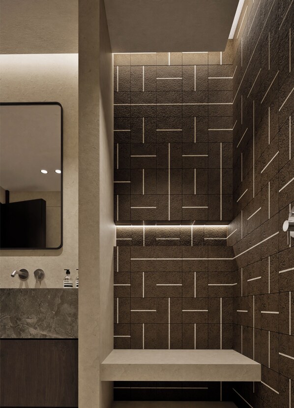 淋浴设施、免费洗浴用品、吹风机、拖鞋