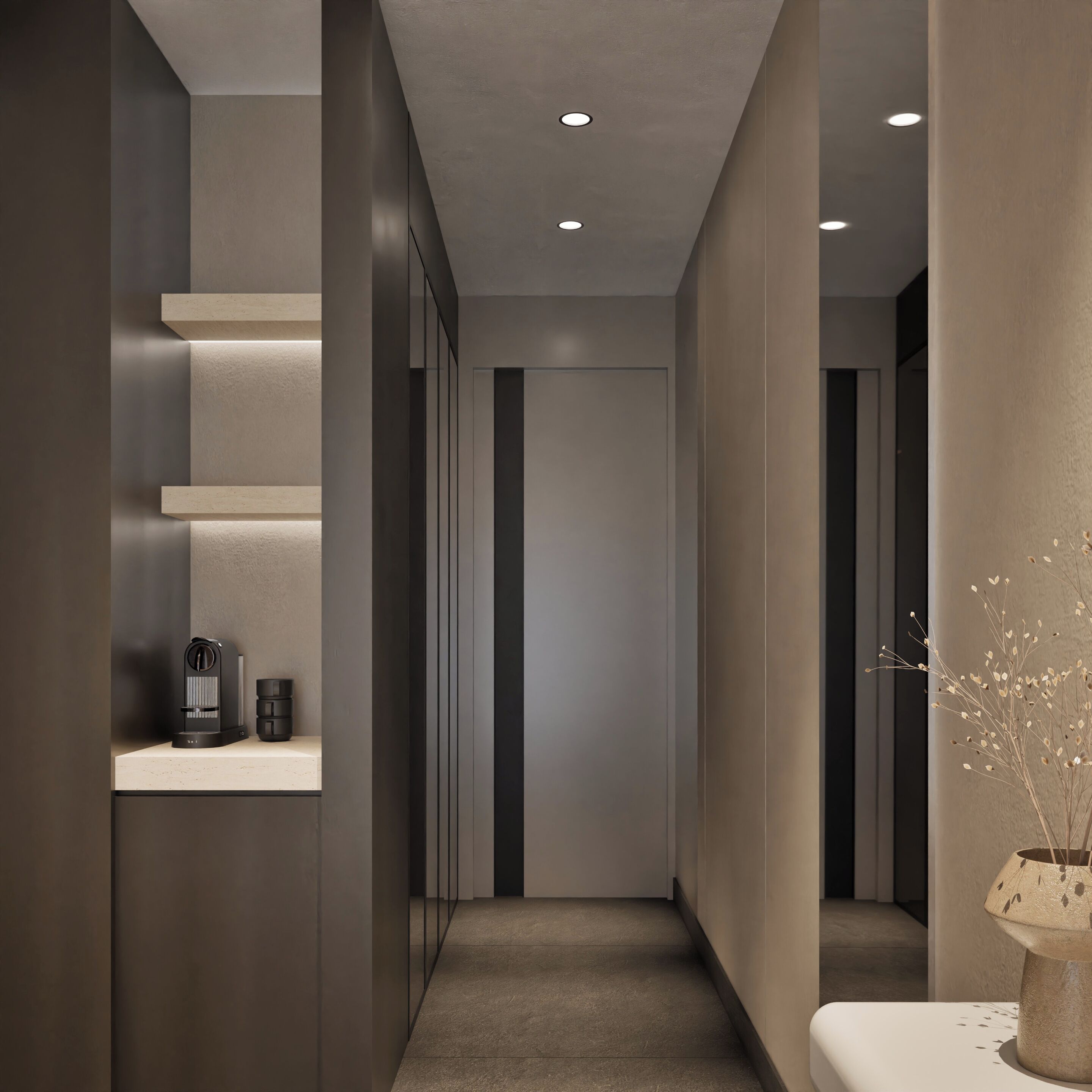 Caja de seguridad en la habitación y escritorio 