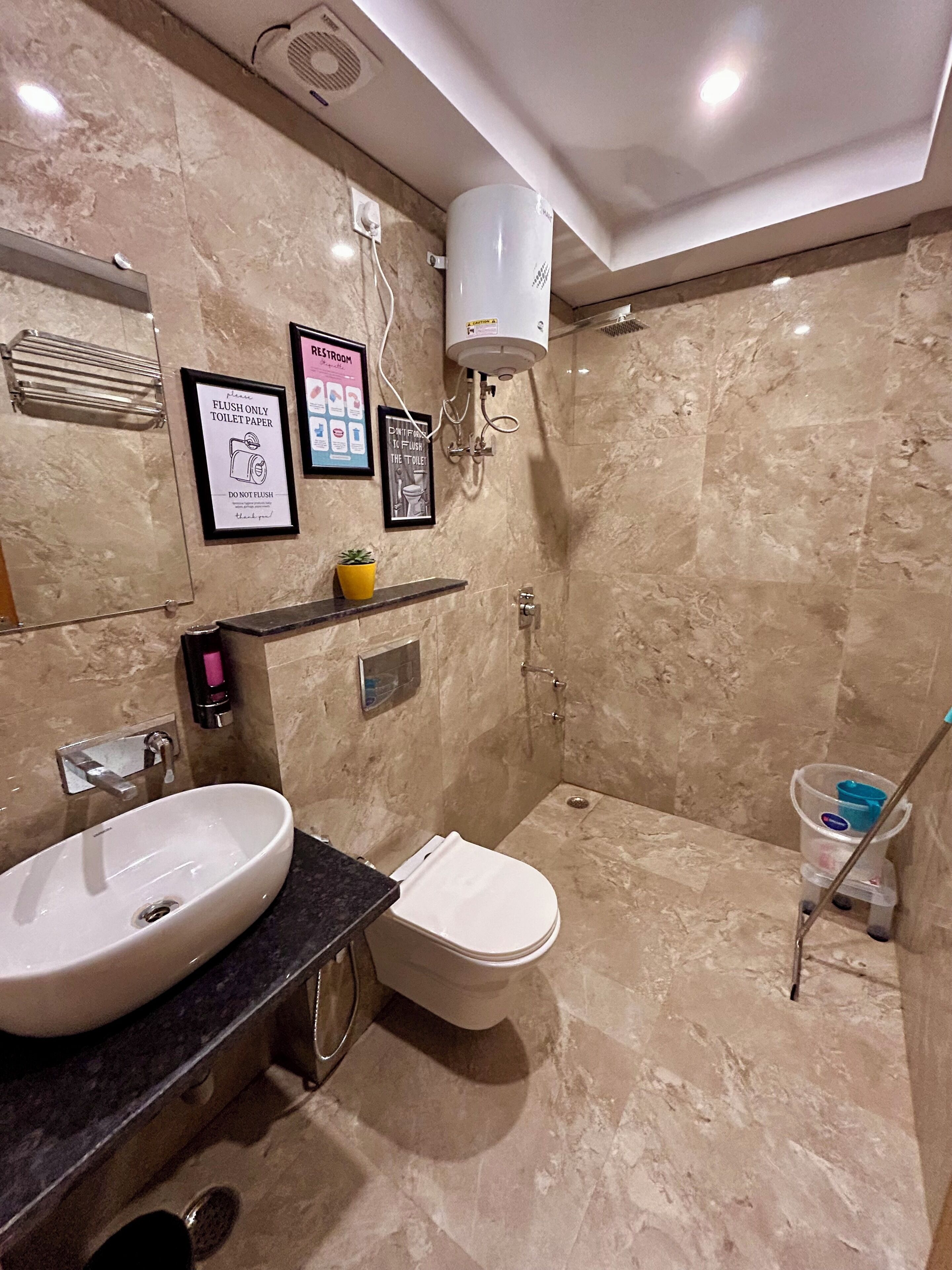 Deluxe Shared Dormitory | Bathroom | Shower, soap, toilet paper