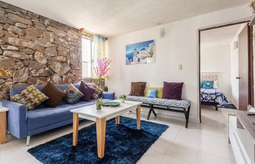 CDMX cozy apartment CIELITO LINDO tlalpan six flags and hospital area