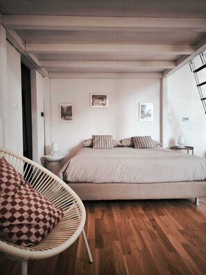 1 室のベッドルーム、アイロン / アイロン台、WiFi、ベッドシーツ