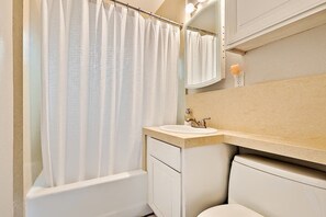 Hair dryer, towels