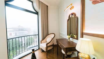 Classic-Doppelzimmer, Balkon, Stadtblick