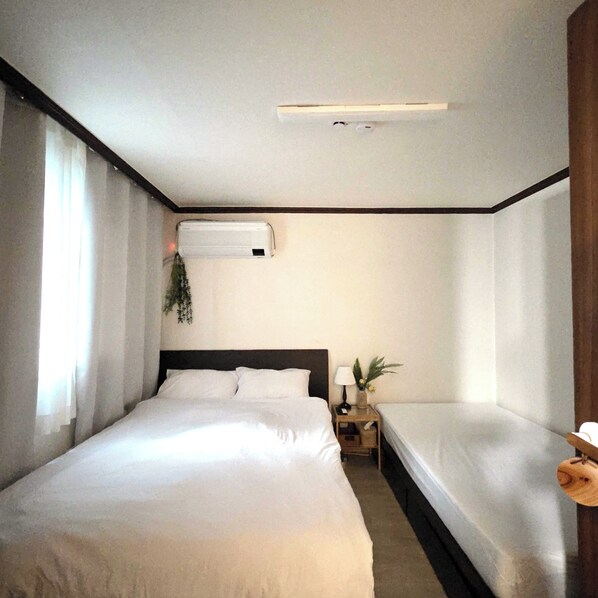 2 habitaciones, tabla de planchar con plancha y wifi 