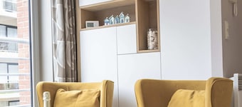 A cozy and cozy apartment 200m from the beach.