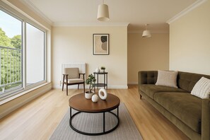 Living area - Modern 2-bed Apartment Near Wembley Stadium (Wembley)